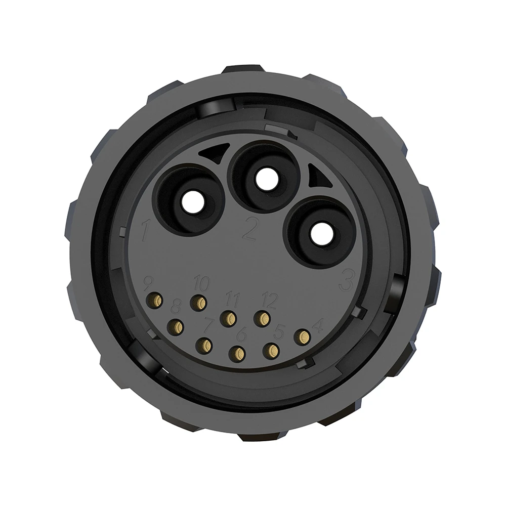 M40 3+9 Pin Hybrid Waterproof Connector for Control Systems